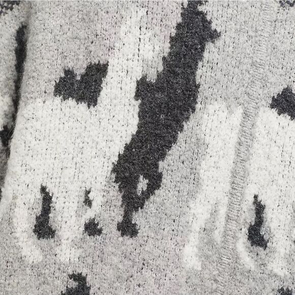 Anthropologie💗Llama Knit Cardigan Small Medium Alpaca Akemi + Kin - Picture 8 of 11